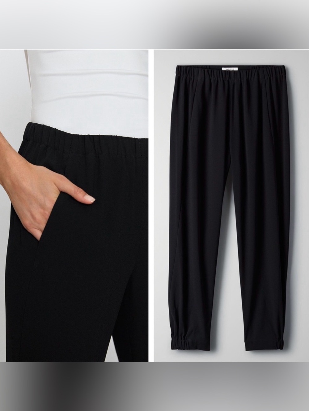 Babaton Aritzia Dexter Pant Terado Black Medium